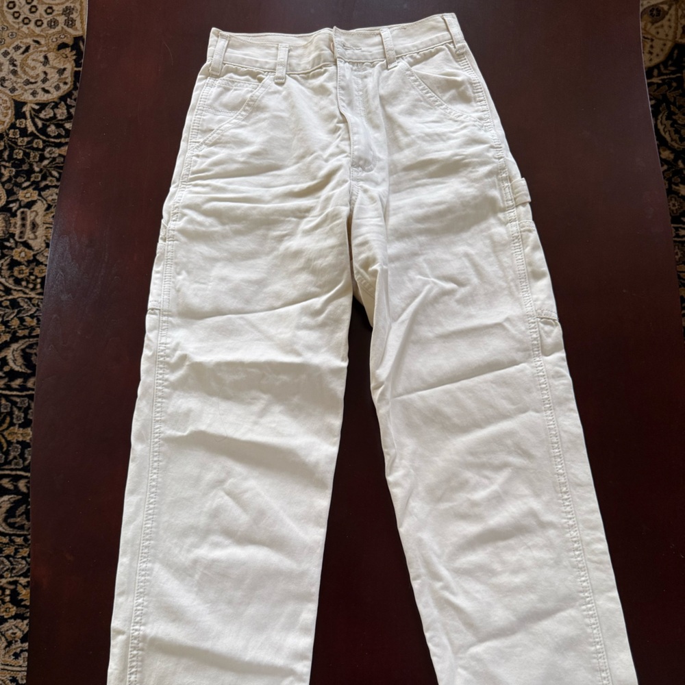 Brandy Melville John Galt Cream Pants Size Small
